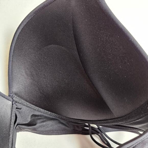 VS Archives Swim Bikini Top Victoria Secret Strappy Sided Bombshell Push Up 34DD - Picture 9 of 16